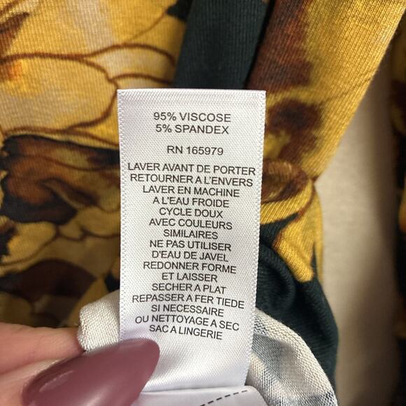 NWT Cupio women small blouse, bohemian lace trim bell sleeve boho, hippie - Picture 6 of 8